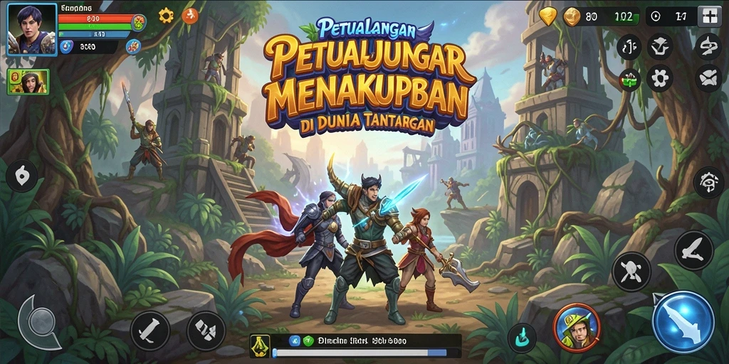 Screenshot gameplay <strong>8180</strong> menampilkan petualangan yang mendebarkan.