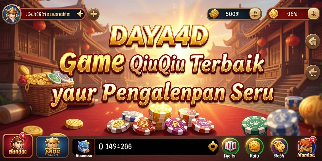 Tampilan gameplay QiuQiu yang menarik di DAYA4D.