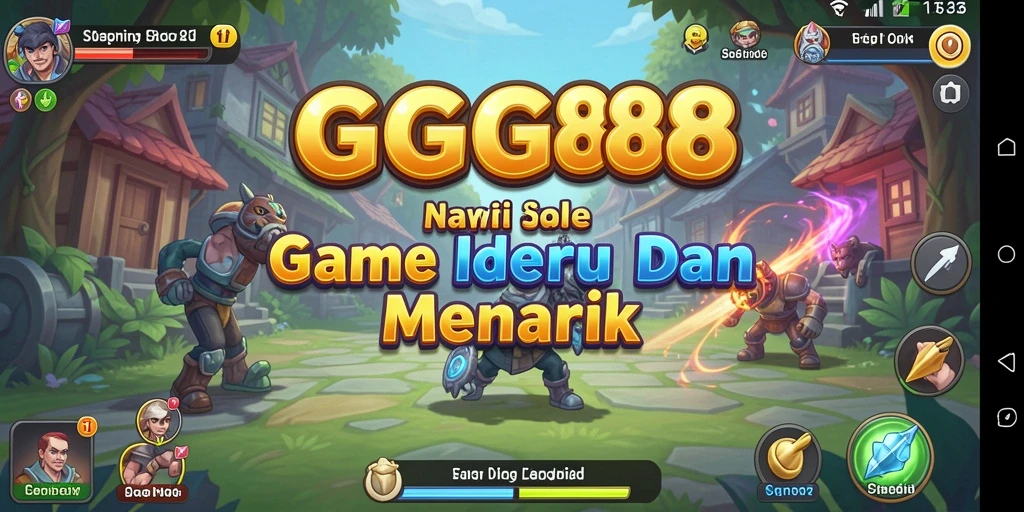 Tampilan gameplay GGG888 yang menenangkan dan mendebarkan.