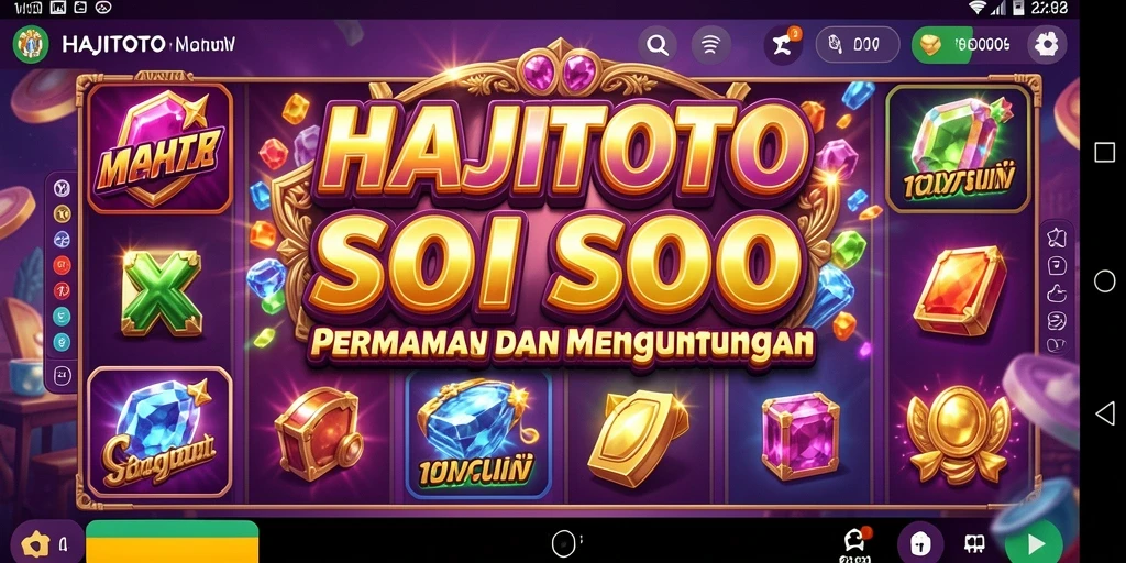 Tampilan gameplay Slot yang menarik dalam HAJITOTO.
