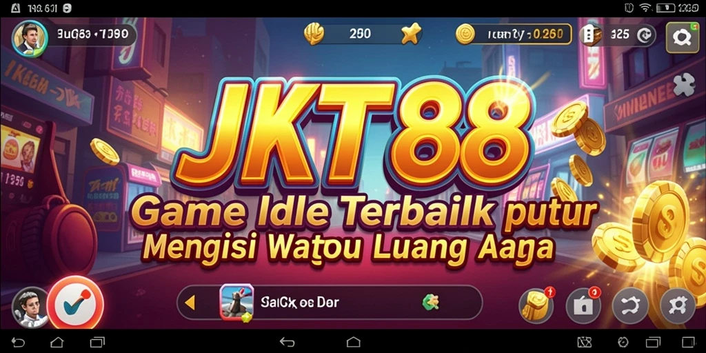 Screenshot JKT88 menampilkan gameplay santai dan karakter menarik.