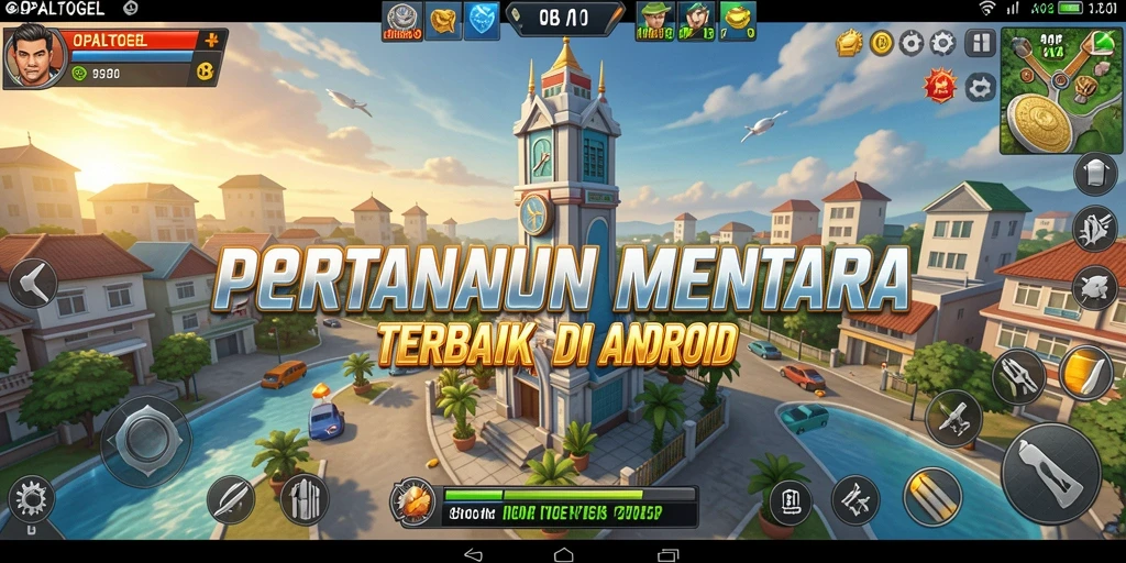 Screenshot gameplay menampilkan taktik pertahanan menara yang mendebarkan.