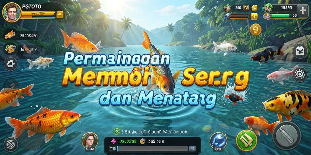 Tampilan gameplay PGTOTO yang menawan saat menangkap ikan.