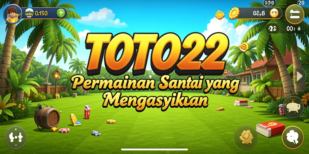 Tampilan gameplay TOTO22 yang menarik dan penuh warna.