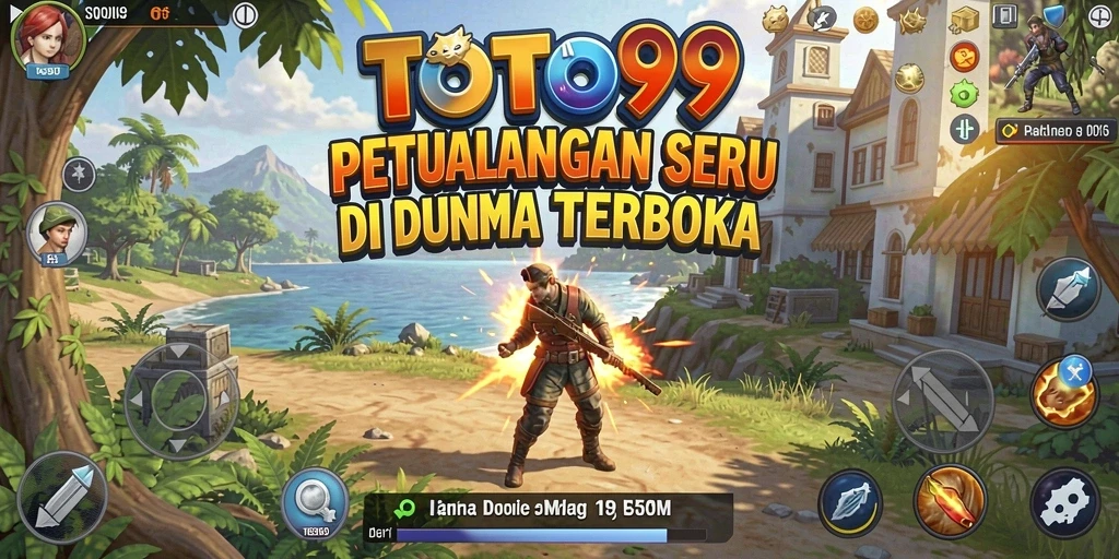 Screenshot gameplay TOTO99 dengan pemandangan alam yang menakjubkan.